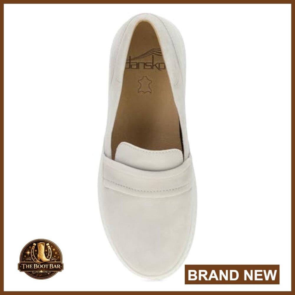 Leather Loafer Sneakers Slip-Resistant Lightweight Everyday Active Shoes - Picture 3 of 7